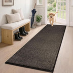 PURRUGS Dirt Trapping Door Mat 24" x 59", Non-Slip Machine Washable Entry Rug by PURRUGS