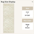 Soalmost Runner Rug 2x5 Washable Non-Slip Kitchen Runner Rugs - Image 5