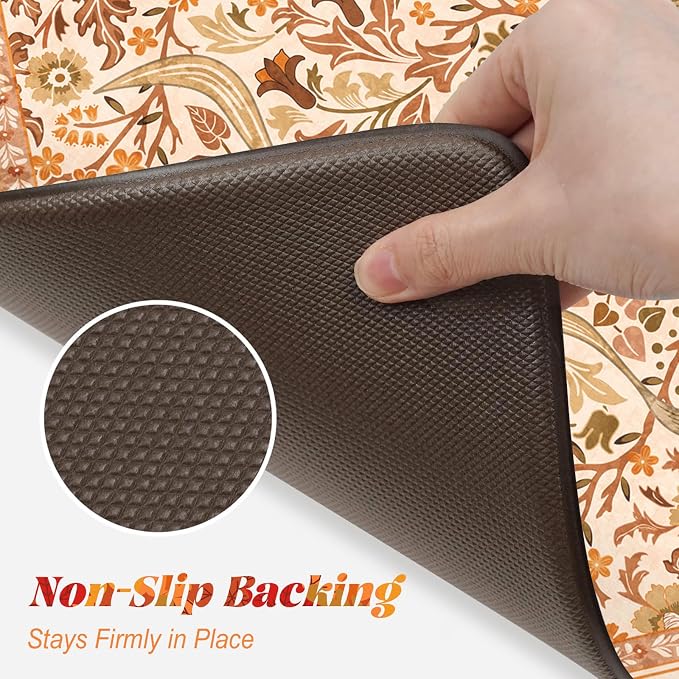 Collive Anti Fatigue Mats for Kitchen Floor, Non Slip Waterproof Sink Rugs for - Image 4