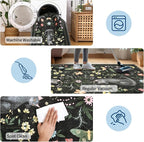 GarveeHome 5x7 Cat Area Rug Black Washable Rugs - Image 6