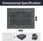 Washable Rugs 8x10 Area Rugs for Living Room, Dining Room- Soft Low Pile - Image 2