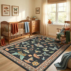 ROYHOME Mushroom Washable Rugs 5x7 - Image 2