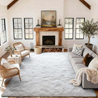 9x12 Ft Extra Large Shag Rugs for Living Room, Ultra Soft Fluffy Furry Area by Cuzwlovita