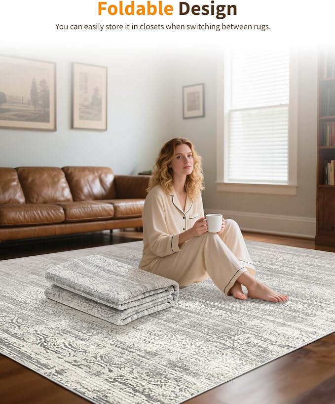 Washable Rugs 8x10 for Living Room - Image 8
