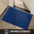 HIYARD Sturdy Front Door Mat, Absorbent Muddy Dirt Resist Welcome Door Mats - Image 6