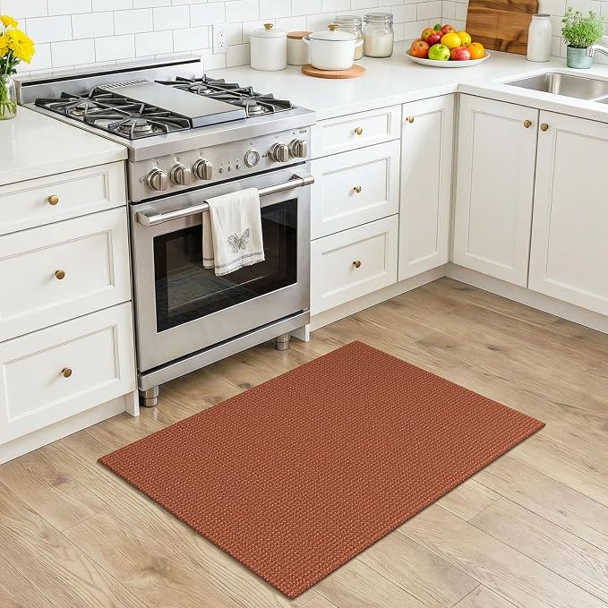KOZYFLY Indoor Door Mat 2x3 ft Small Area Rugs Washable Front Door Mat Non Slip - Image 2