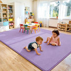 Keeko 5x7 Purple Area Rugs for Bedroom, Soft Modern Living Room Rug Indoor Non - Image 8