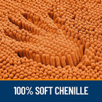 OLANLY Large Bathroom Rugs 50x30, Extra Soft Absorbent Chenille Bath Rugs - Image 3