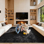 Area Rugs 9x12 Living Room, Large Fluffy Rugs by Unknown