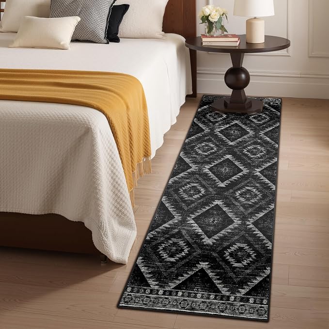 BESTSWEETIE Area Rug 2x8 Rug Machine Washable Non-Slip Low Pile Print Pattern - Image 7