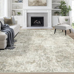 9x12 Area Rugs for Living Room Rug Washable: Abstract Large Rug for Dining Room by Aelenmu