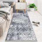 HEBE Hallway Runner Rug 2'x6' Washable Vintage Distressed Area Rugs Non Slip - Image 7