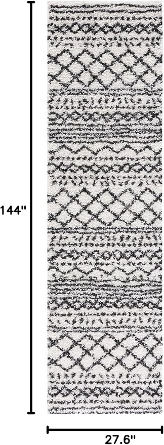 SAFAVIEH Arizona Shag Collection Runner Rug - Image 2