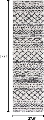SAFAVIEH Arizona Shag Collection Runner Rug - Image 2