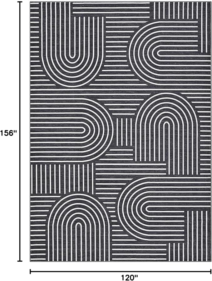 ROYHOME Washable Rug 10x13 Area Rugs - Image 2
