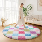 KICMOR Pink Rainbow Round Rugs 5ft - Image 7