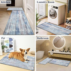 HEBE Anti Fatigue Kitchen Mat Set of 2 Non Slip Cushioned Kitchen Mats - Image 7