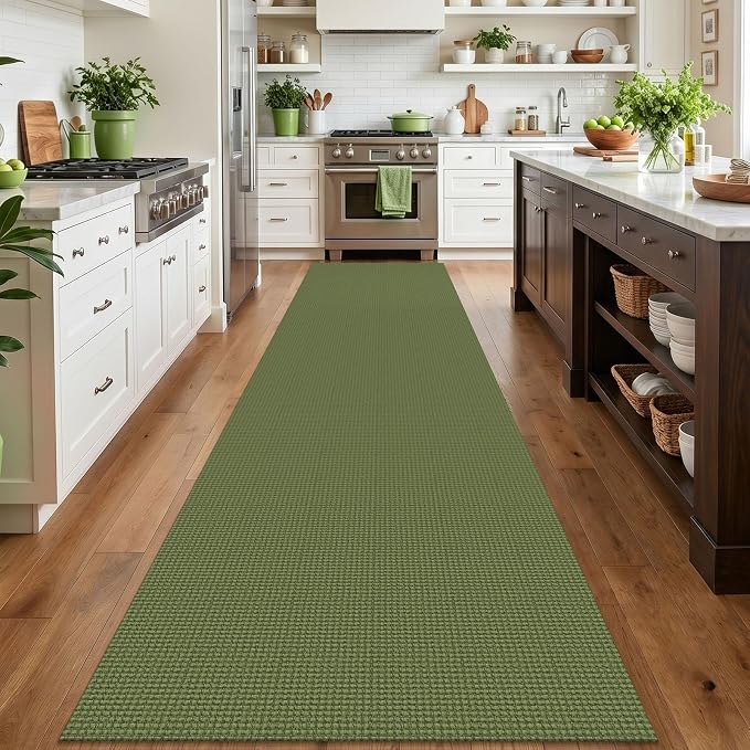 IOHOUZE Washable Exrea Long Hallway Runner Rug 3x14 Non Slip Rubber Backed - Image 7