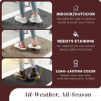 Mibao Front Door Mat Outdoor Entrance, Waterproof Dirt Trapper Doormat - Image 6