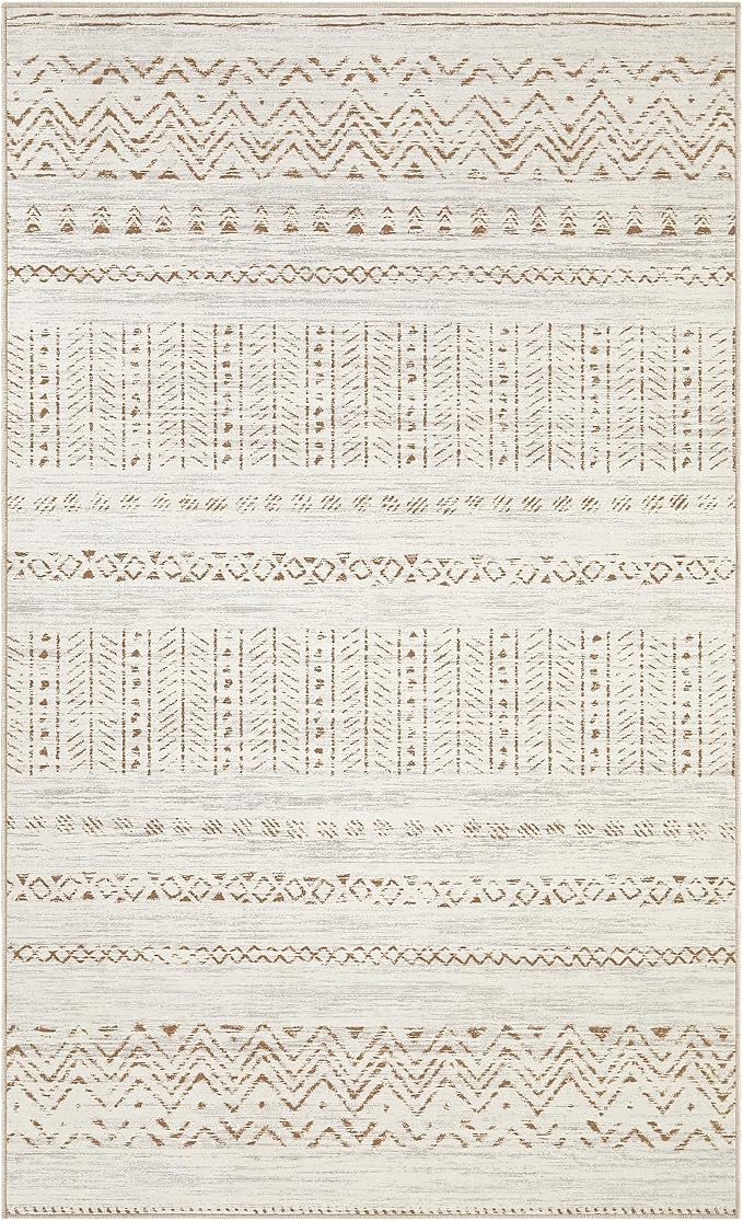 cotiled 3x5 Area Rugs Living Room Rug: Washable Boho Rugs - Image 6