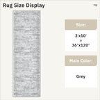Soalmost Runner Rug 3x10 Washable Non-Slip Hallway Runner Rugs - Image 5