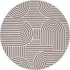 Washable Rug 4ft Area Rugs for Living Room, Abstract Rug for Bedroom, Soft - Image 4