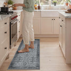 GENIMO Kitchen Rugs Non Slip Washable, 2’x5’ Kitchen Mats by GENIMO