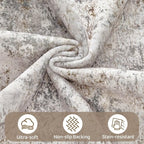 UERMEI 8x11 Area Rug Living Room Rugs Thickened - Image 7