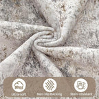 UERMEI 9x13 Area Rug Living Room Rugs Thickened - Image 7