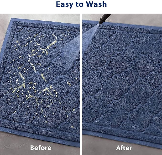 WePet Cat Litter Box Mat, Kitty Premium PVC Pad, Durable Trapping Rug, - Image 6