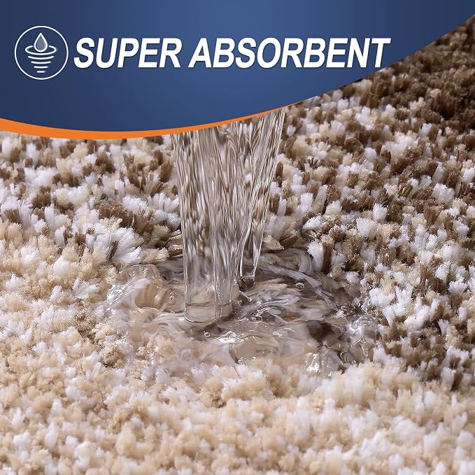 OLANLY Large Bathroom Rugs Mat 50x30, Extra Soft Absorbent Microfiber Bath Rugs - Image 4