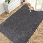 PURRUGS Easy Care Area Rug 4.5ft x 7ft, Non-Slip Washable Entryway Rug by PURRUGS