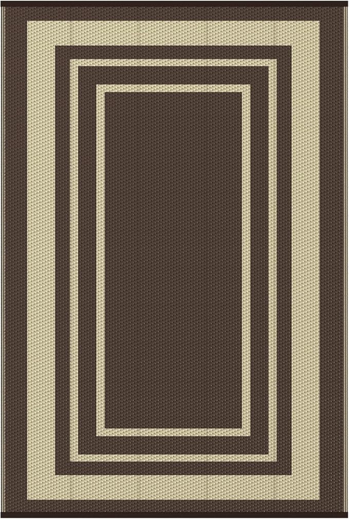GENIMO 6' x 9' Outdoor Rug Waterproof - Image 9