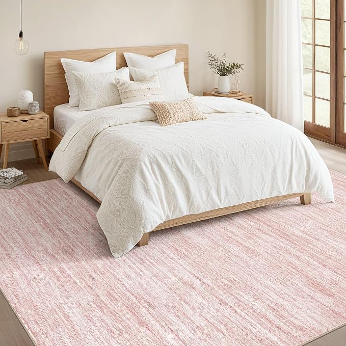 Nakagishi 6X9 Area Rugs Living Room: Washable Large Vintage Rug Neutral - Image 5
