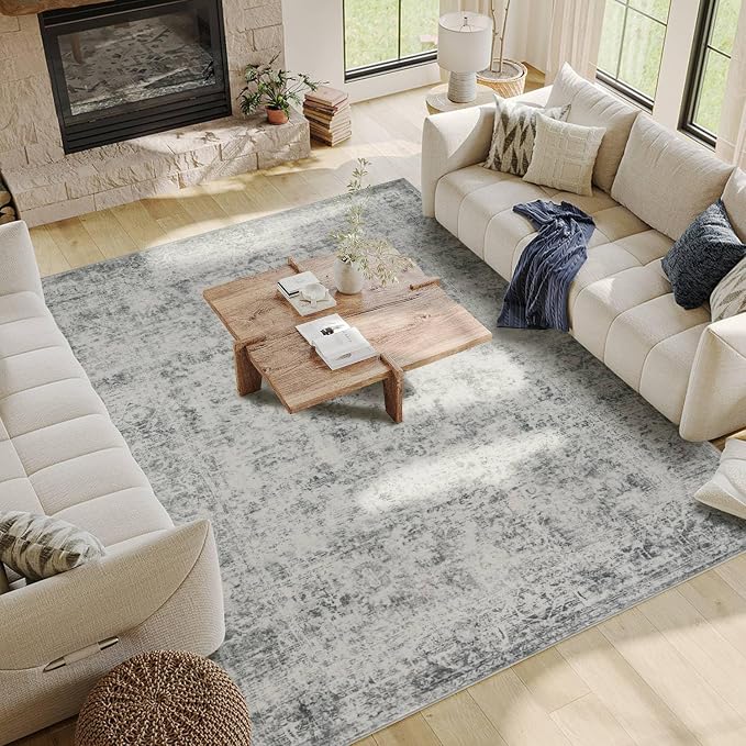 Rugxara 6x9 Area Rugs for Living Room Bedroom, Large Washable Rug, Non Slip & - Image 4