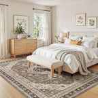 7x9 Washable Area Rug, Large Rugs - Image 5