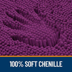 OLANLY Bathroom Rugs 36x24, Extra Soft Absorbent Chenille Bath Rugs, Rubber - Image 3