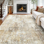RELEANY Washable Area Rugs 6'x8' Non-Slip Modern Abstract Soft - Image 8