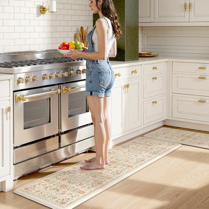 KIMODE Cushioned Kitchen Floor Mats Cushioned Anti Fatigue, Farmhouse Boho - Image 6