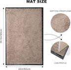 Mibao Front Door Mat Indoor Entrance, 29.5" x 17", Dirt Trapper Welcome Mat - Image 2