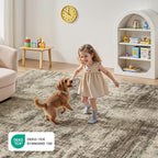 Lofus 9x12 Area Rug for Living Room, Neutral Modern Washable Carpet for Bedroom - Image 6