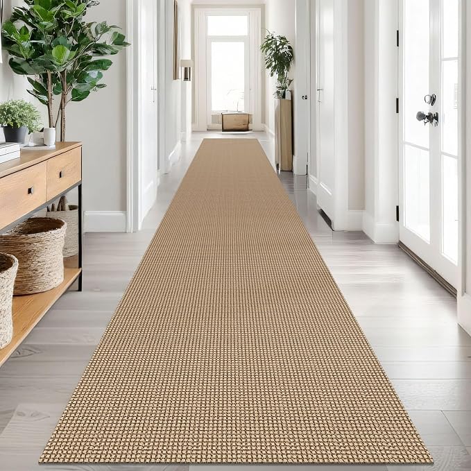 IOHOUZE Washable Exrea Long Hallway Runner Rug 3x18 Non Slip Rubber Backed by iOhouze