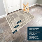 Ultra Thin Door Mat Indoor Entrance, 1/10 in Thin Door Mats - Image 7