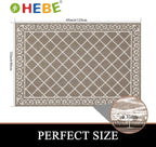 HEBE Indoor Door Mat 32"x48" Non Slip, Washable Welcome Mats - Image 2