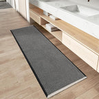 AMOAMI Upgraded Waffle Runner Rug Super Absorbent Non Slip Bath Mats by AMOAMI