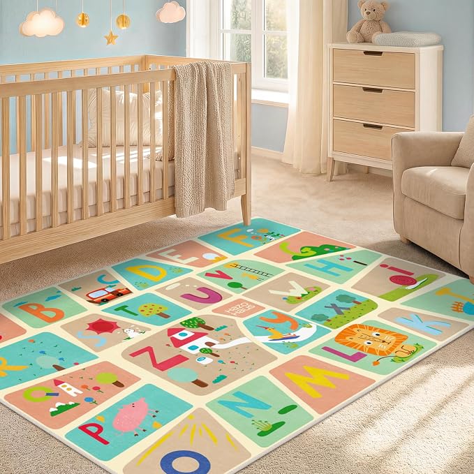 3x5 Alphabet Rug for Kids - Image 6