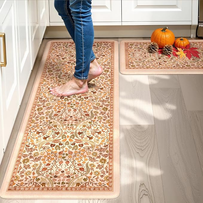 Collive Anti Fatigue Mats for Kitchen Floor, Non Slip Waterproof Sink Rugs for by Collive