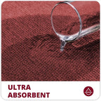 Bosap Bath Mat, Ultra Thin Bathroom Rugs, Rubber Bath Mats - Image 4