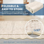 GarveeHome Scalloped Washable Kitchen Runner Rug 2x8, Non Slip Boho Soft - Image 7