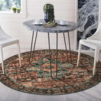Moynesa Ultra-Thin Washable Round Rug - 4Ft Round Area Rugs - Image 7